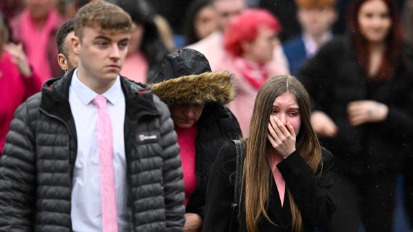UK teens convicted of brutal murder of Brianna Ghey a 16-year-old transgender girl. (Oli Scarff/ AFP)