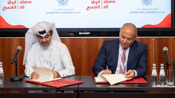 Georgetown in Qatar and Education Above All Foundation Sign Framework Agreement to Strengthen Collaboration in Education and Research Georgetown in Qatar and Education Above All Foundation Sign Framework Agreement to Strengthen Collaboration in Education and Research