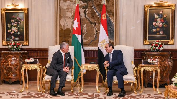 King Abdullah II and El-Sisi