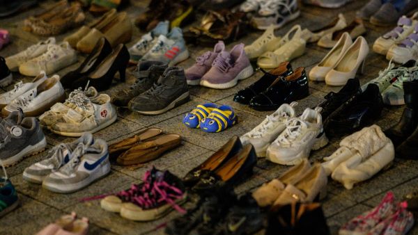 Shoes of victims