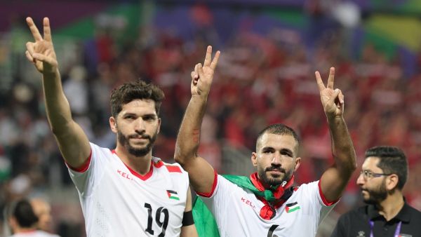 فلسطين تصنع التاريخ (Photo by Giuseppe CACACE / AFP)