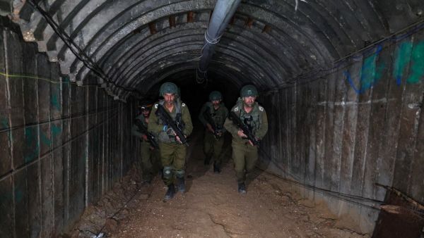 Israeli army in gaza tunnels