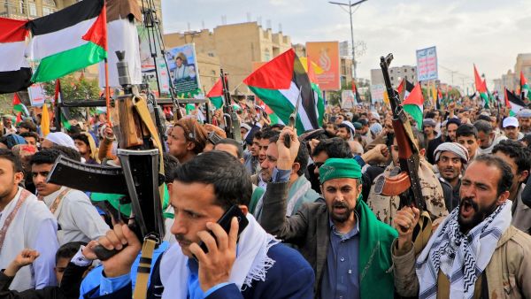Houthis demonstration