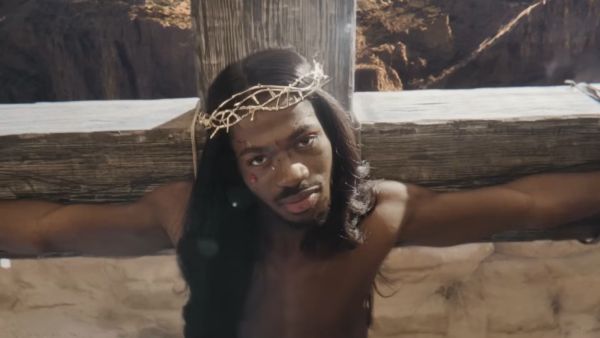 Lil Nas X dressed as Jesus in blasphemous song and video of “J Christ”. (YouTube)