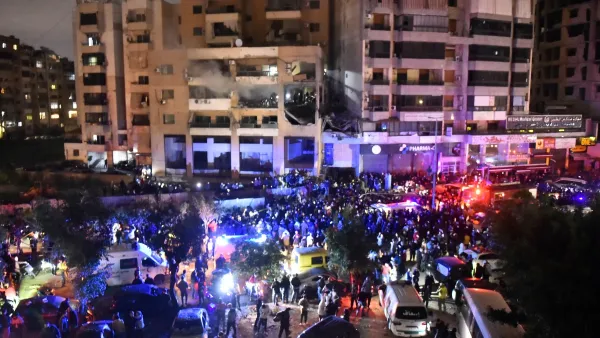 العاروري قتل في انفجار في منطقة المشرفية بضاحية بيروت الجنوبية