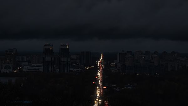 Blackout in the Ukrainian capital Kyiv