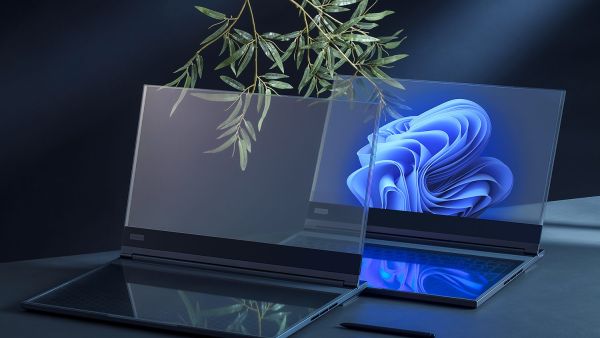 Lenovo Project Crystal is world’s first transparent Laptop with Micro-LED