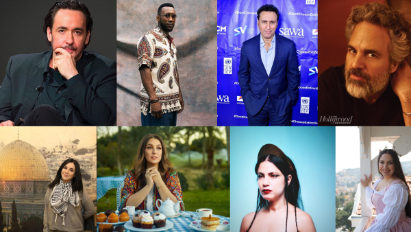 Mark Ruffalo, Yusuf Islam, Saul Williams,  Mahershala Ali,  Della Miles, Aasif Mandvi, Sulaf Fawakherji, Monther Rayahnah,   Kinda Alloush, Emel Mathlouthi, Mark Ruffalo, Yusuf Islam, John Cusack