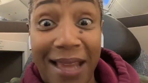 Tiffany Haddish is slammed on social media as tone-deaf as she travels to Israel in first-class on fact-finding mission about Gaza war. (Instagram)