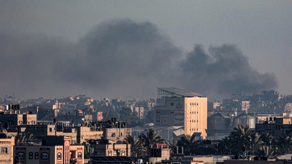 heavy airstrikes