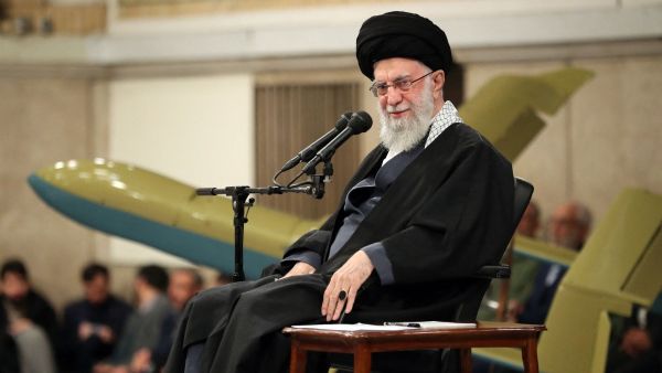 Iran’s Ayatollah Ali Khamenei was banned from Facebook and Instagram by Meta. (Khamenei.IR/ AFP)