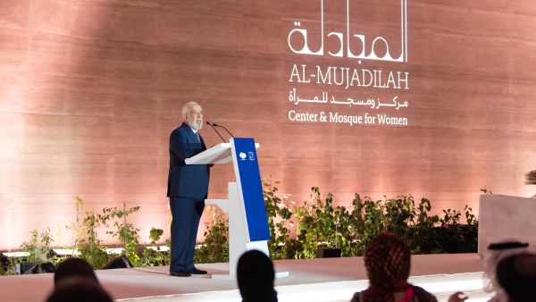خلال الحدث صاحبة السمو الشيخة موزا بنت ناصر تفتتح "المجادِلة: مركز ومسجد للمرأة