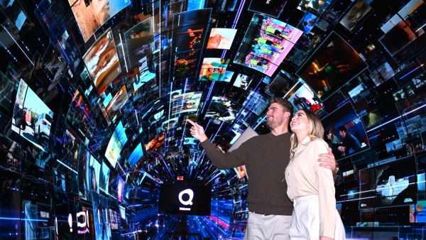 During the event LG Captivated CES 2024 Spectators With Immersive Webos Experience Zone