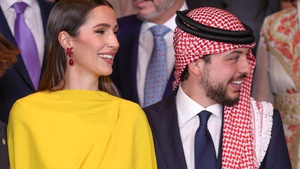 الأمير الحسين والأميرة رجوة