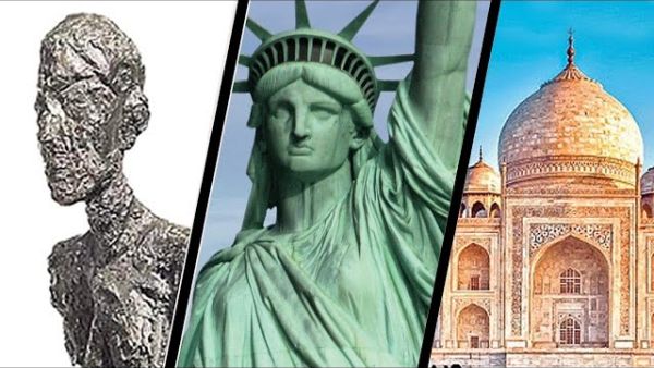 تاج محل وتمثال الحرية