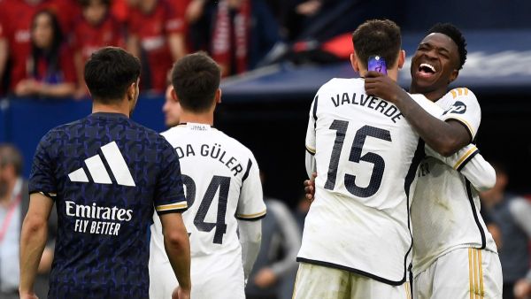 ريال مدريد يحلق في صدارة الدوري الإسباني (Photo by ANDER GILLENEA / AFP)