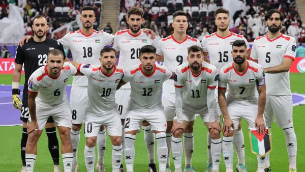 منتخب فلسطين (Photo by Giuseppe CACACE / AFP)