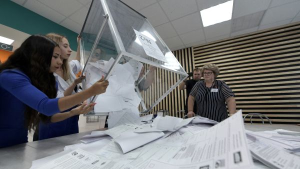 Results of Russian elections announced amidst 129-country interference