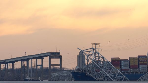 Biden's funding pledge for Key Bridge causes debate