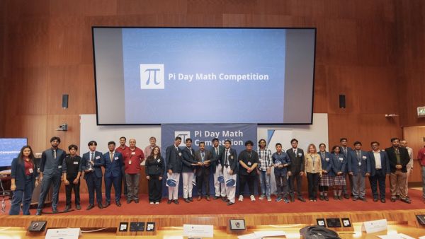 During the event DPS Modern Indian School wins Carnegie Mellon Qatar Pi Day competition