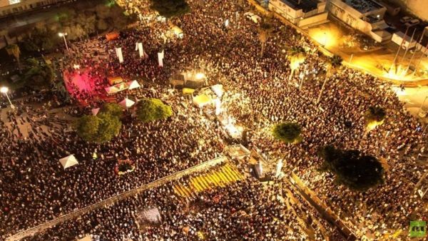مظاهرات في تل أبيب
