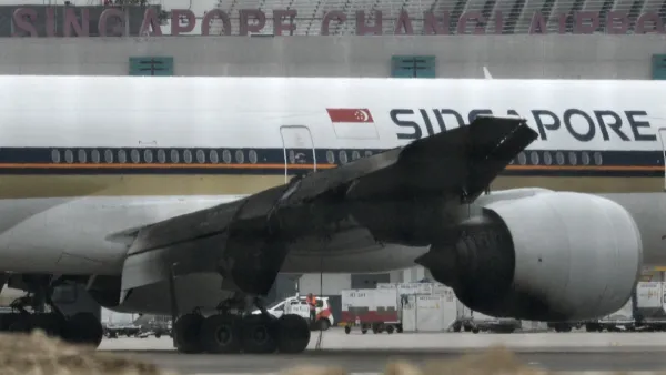 Boeing faces yet another scandal as engine cover falls off during takeoff