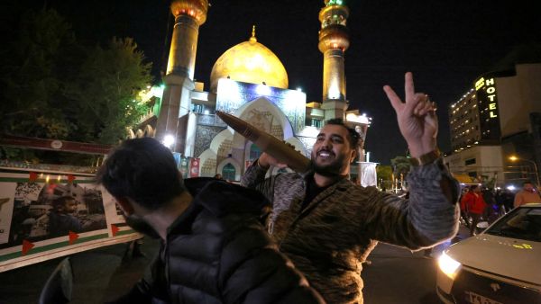 Thousands of Iranians celebrate attack on Israel