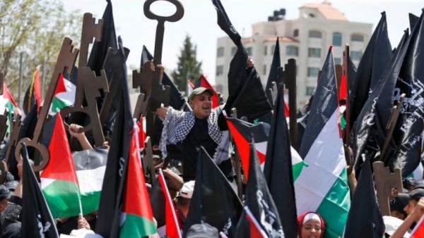 عدد الفلسطينيين الإجمالي