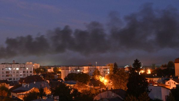 Ukrainian drone strike 
