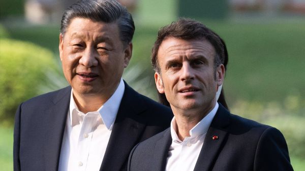 Xi Jinping and Macron