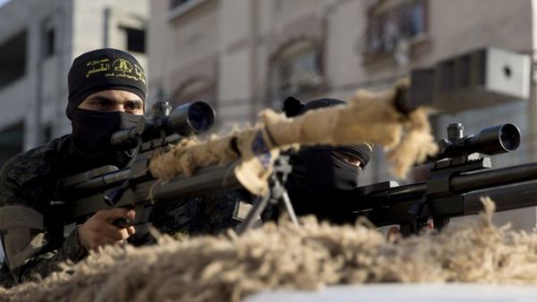 صورة تعبيرية تظهر أحد قناصي سرايا القدس
