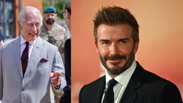 David Beckham King Charles