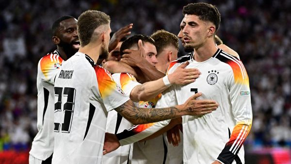 ألمانيا تفتتح يورو 2024 بانتصار كبير ومقنع (Photo by Tobias SCHWARZ / AFP)