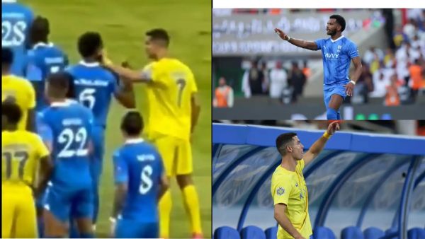 تصرف غريب من رونالدو مع لاعب المنتخب التركي