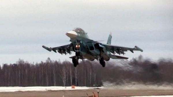 Russian Sukhoi Su-34 fighter-bomber
