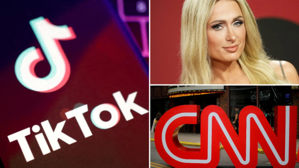 تيك توك - باريس هيلتون - شعار CNN