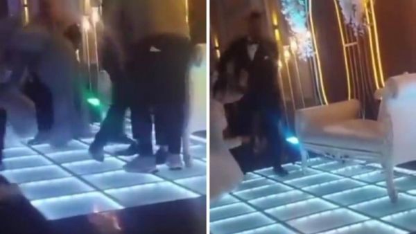 حفل زفاف يتحول إلى معركة 