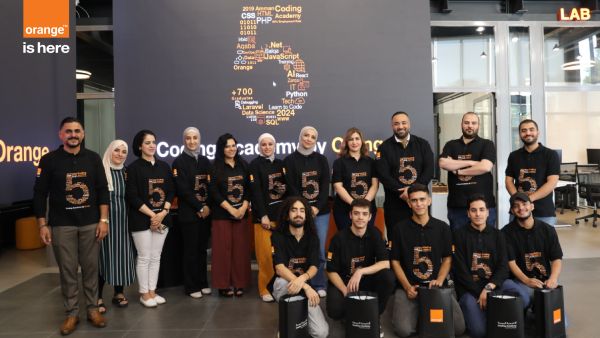 During the event. Coding Academy from Orange Jordan Organizes Programing Hackathon on its 5th Anniversary