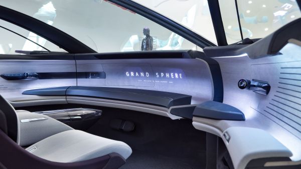 Audi grandsphere Interior. Audi Middle East Brings Vision of the Future with First-ever Regional Display of grandsphere Concept at Museum of the Future