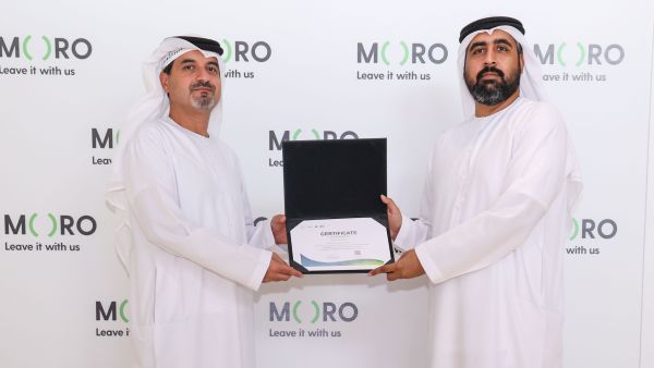 During the event. Moro Hub Presents Green Certificate to Oilfields Supply Center Ltd.