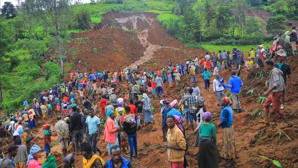 Mudslides in Ethiopia