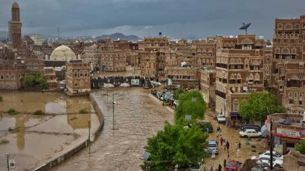 Heavy rains in Sana'a