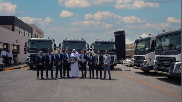 During the event. FAMCO Qatar Signs Major Agreement To Supply 25 Volvo Heavy-Duty FMX460 4x2 Trucks to Al Nasr Holding