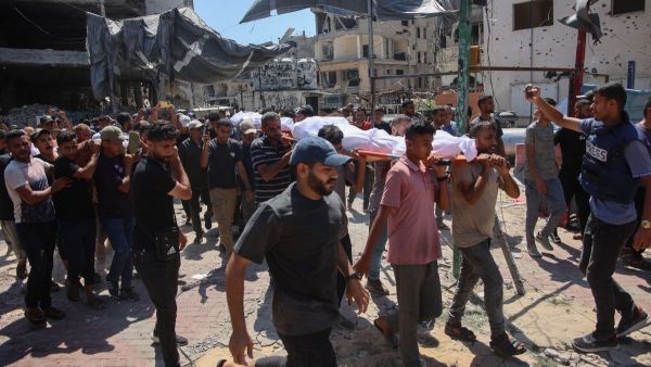 استهداف مراكز ايواء النازحين في قطاع غزة