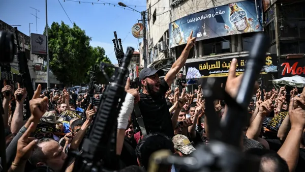 مسلحون فلسطينيون في الضفة الغربية