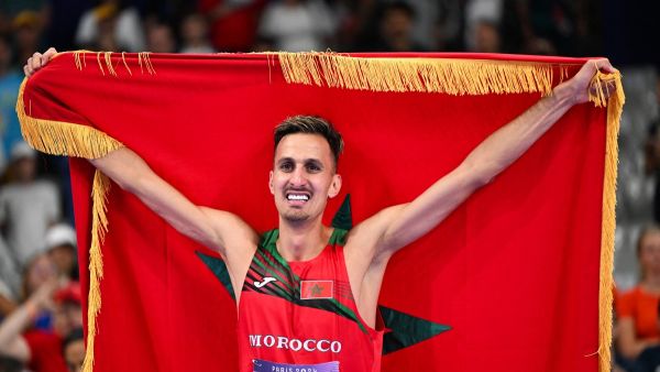 البقالي يفوز بالذهب (Photo by Kirill KUDRYAVTSEV / AFP)