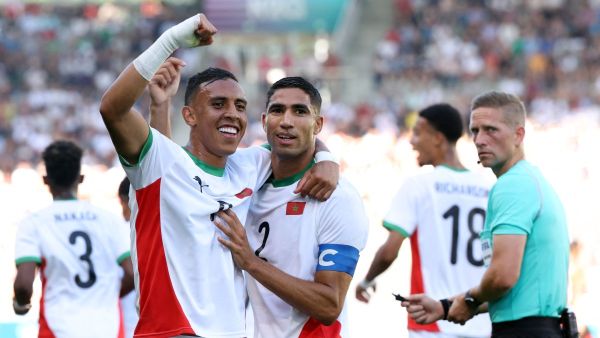 المغرب تحقق المركز الثالث وتنال البرونزية (Photo by ALAIN JOCARD / AFP)