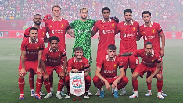 فريق ليفربول (Photo by Drew Hallowell / GETTY IMAGES NORTH AMERICA / Getty Images via AFP)