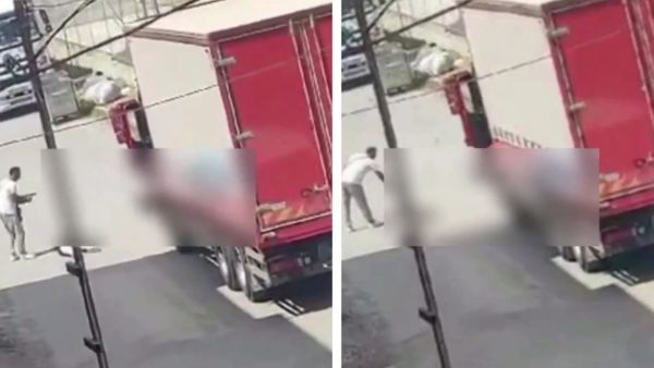 قتل زوجته في وضح النهار وأمام الناس بسبب جدال.. فيديو صادم