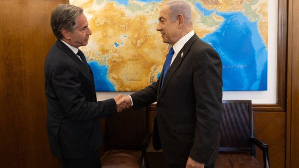 Netanyahu and Blinken 